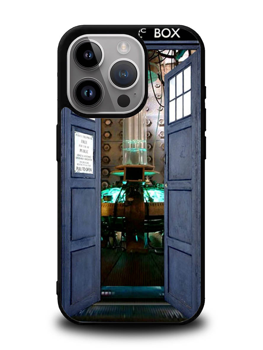Doctor Who TARDIS Door Open iPhone 15 Pro Case