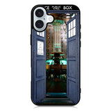 Doctor Who TARDIS Door Open iPhone 16 Case