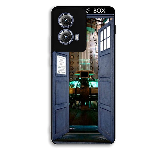 Doctor Who TARDIS Door Open Motorola Moto Edge 2024 Case OV6550