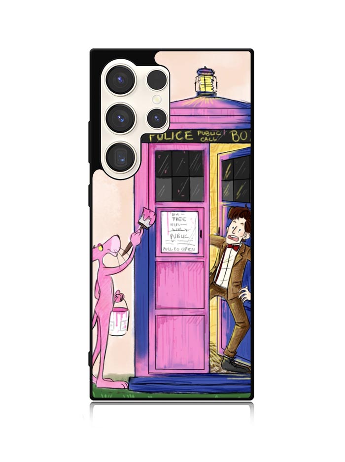 Doctor Who Tardis Funny Samsung Galaxy S23 Ultra 5G Case QC1214