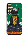 Frida Catlo Floral Black Cat Samsung Galaxy S25 Plus 5G , Samsung Galaxy S25+ 5G Case OV1215