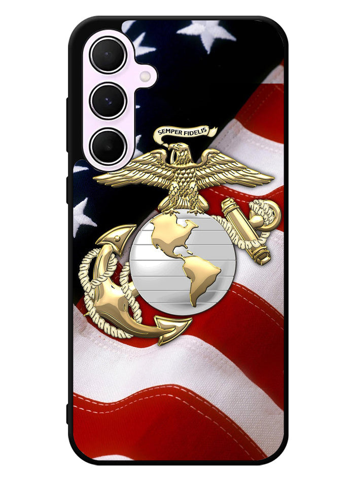 Marine Corps Anchor 1st Samsung Galaxy A55 5G Case