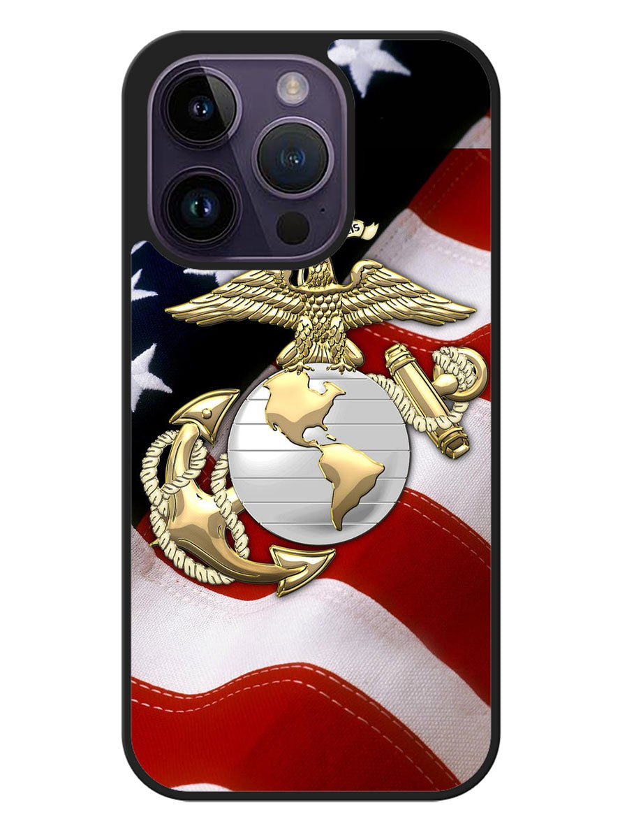 Marine Corps Anchor 1st iPhone 14 Pro Case