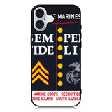 Marine Corps Live iPhone 16 Case QC1218