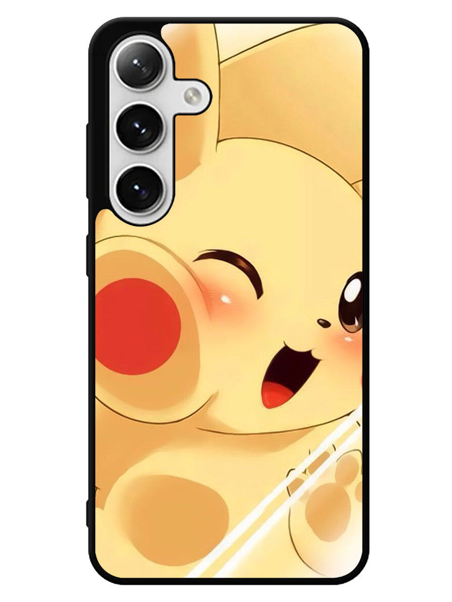 Pikachu Cute Pokemon Samsung Galaxy S24 5G Case