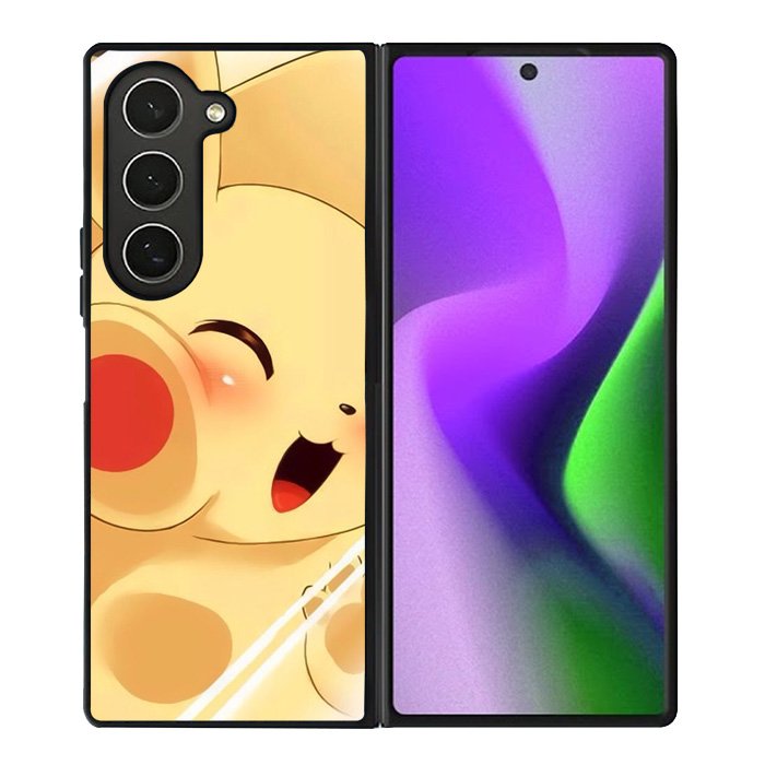 Pikachu Cute Pokemon Samsung Galaxy Z Fold 6 Case
