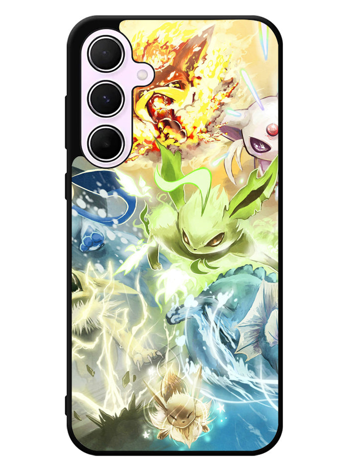 Pokemon Eevee Evolutions Samsung Galaxy A55 5G Case