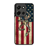Browning Deer Real Tree Camo USA Flag Motorola Moto G 5G 2025 Case OV7756