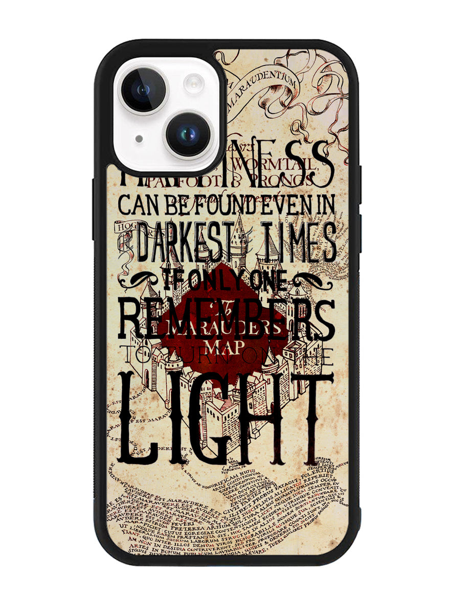 Harry Potter Marauders Map Happines iPhone 15 Case OV1242
