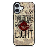 Harry Potter Marauders Map Happines iPhone 16 Plus Case QC1242