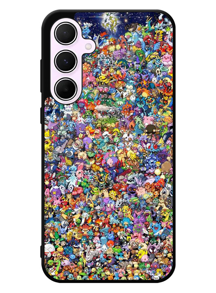 Pokemon Collage Samsung Galaxy A55 5G Case