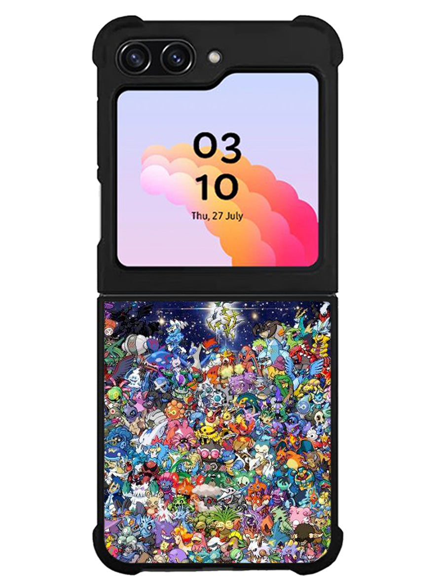 Pokemon Collage Samsung Galaxy Z Flip 5 5G 2023 Case