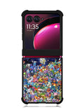 Pokemon Collage Motorola Moto Razr Plus 2023 , Moto Razr+ 2023 Case