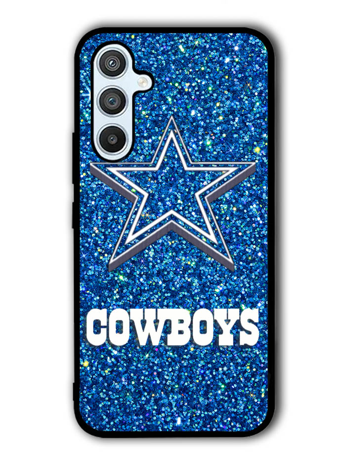Dallas Cowboys Sparkling Glitter Samsung Galaxy A54 5G Case