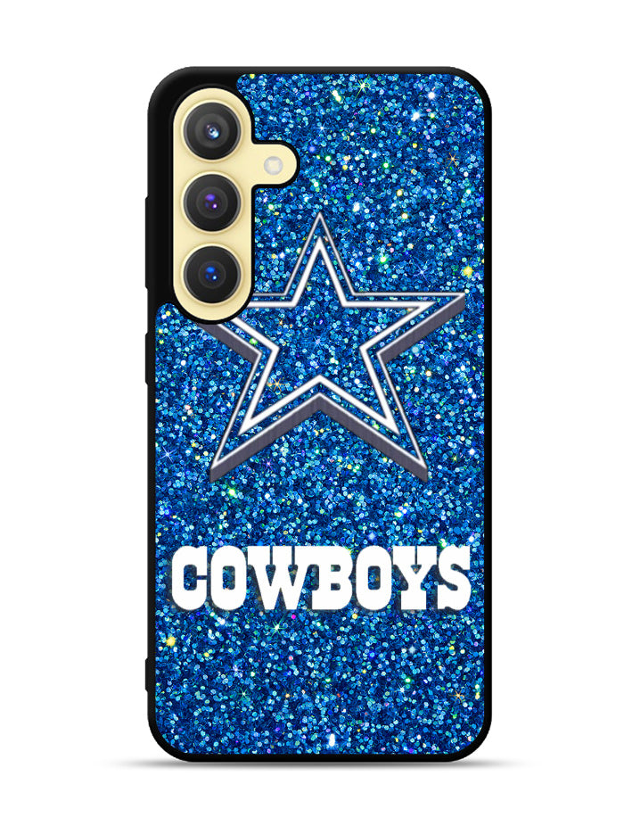 Dallas Cowboys Sparkling Glitter Samsung Galaxy S24 Plus 5G , Samsung Galaxy S24+ 5G Case