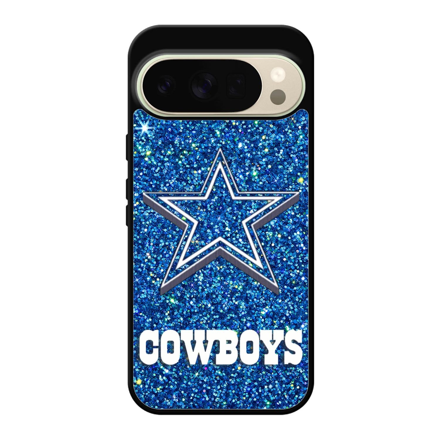 Dallas Cowboys Sparkling Glitter Google Pixel 10 Pro Case