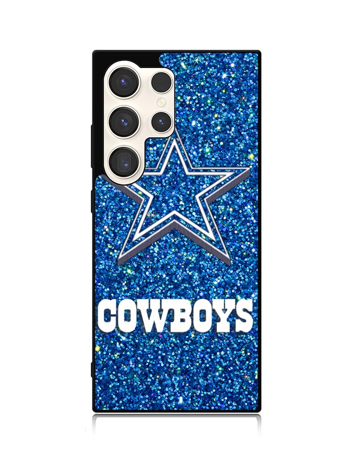 Dallas Cowboys Sparkling Glitter Samsung Galaxy S24 Ultra 5G Case