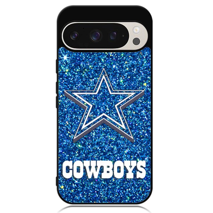 Dallas Cowboys Sparkling Glitter Google Pixel 9 Pro XL Case