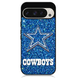 Dallas Cowboys Sparkling Glitter Google Pixel 9 | Pixel 9 Pro Case