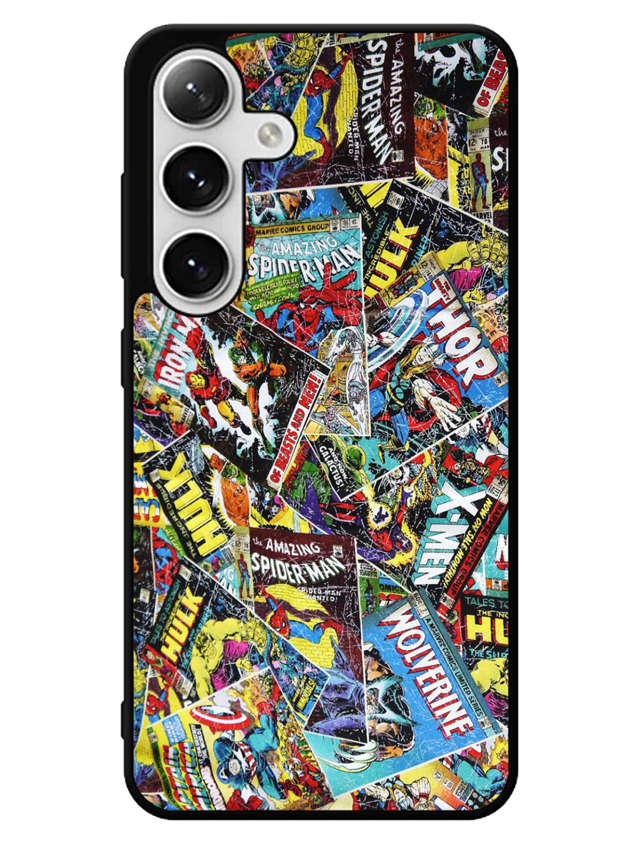 Marvel Comics Cover Samsung Galaxy S25 5G Case