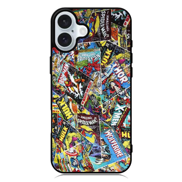 Marvel Comics Cover iPhone 16 Plus Case