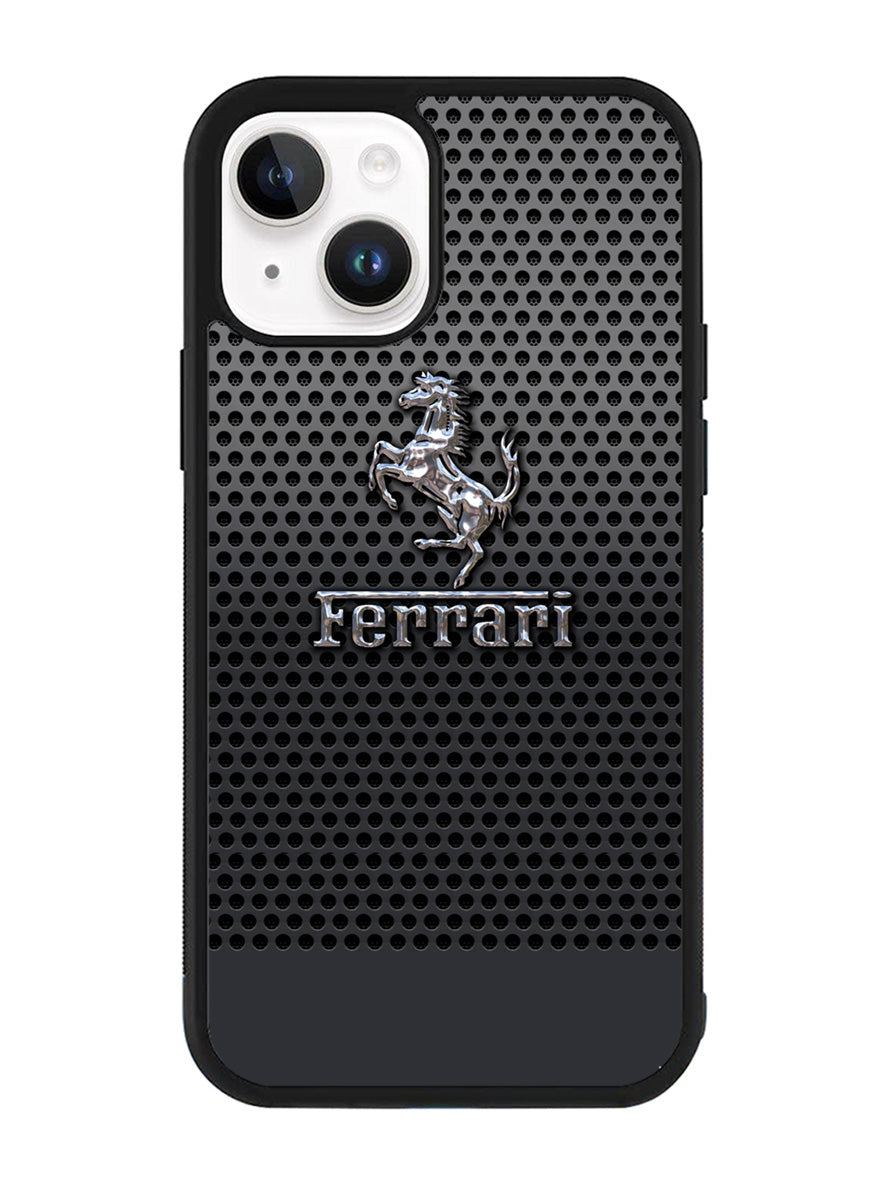 Ferrari Chrome Logo iPhone 15 Case OV1286