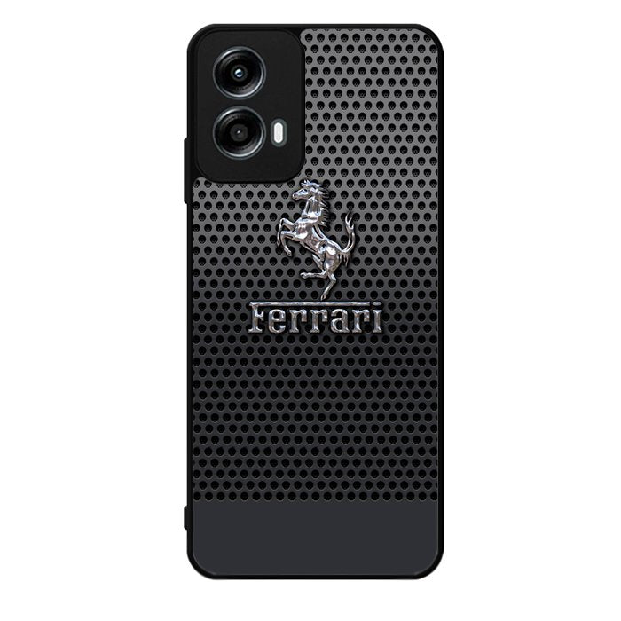 Ferrari Chrome Logo Motorola Moto G Play 2024 Case OV1286