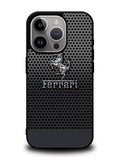 Ferrari Chrome Logo iPhone 14 Pro Case QC1286