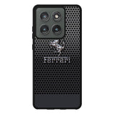 Ferrari Chrome Logo Motorola Moto Edge 2025 Case QC1286