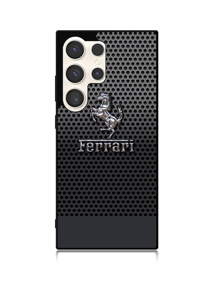 Ferrari Chrome Logo Samsung Galaxy S24 Ultra 5G Case OV1286