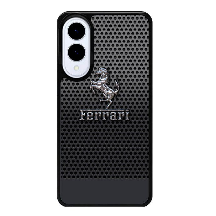 Ferrari Chrome Logo Samsung Galaxy S25 Edge 5G Case OV1286