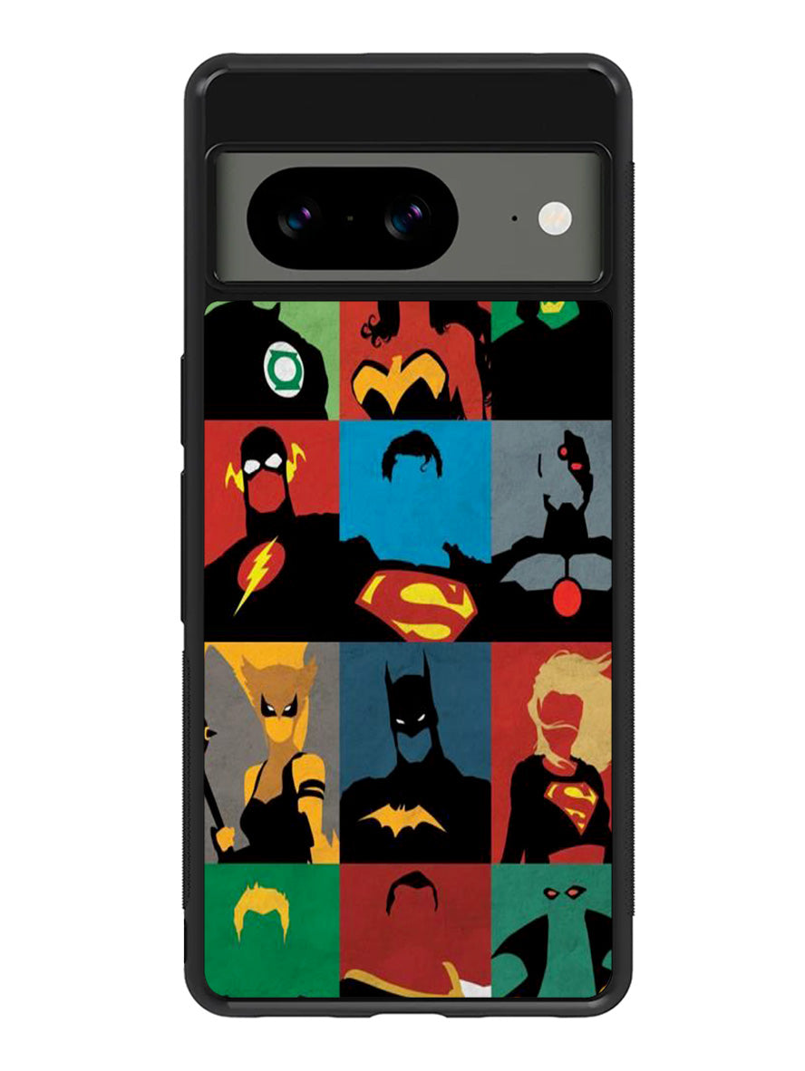Justice League DC Comics Superheroes Google Pixel 8 Case QC1298