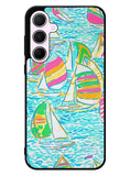 Lilly Pulitzer Sailboat Samsung Galaxy A35 5G Case