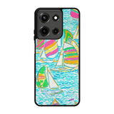Lilly Pulitzer Sailboat Motorola Moto G 5G 2025 Case OV3340