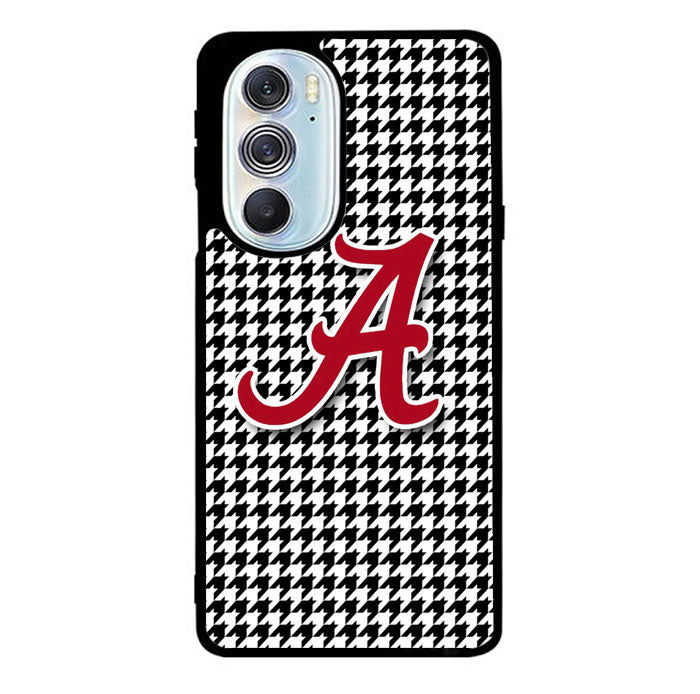Alabama Houndstooth Crimson Tide Motorola Moto Edge 2022 Case