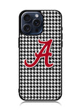 Alabama Houndstooth Crimson Tide iPhone 15 Pro Max Case