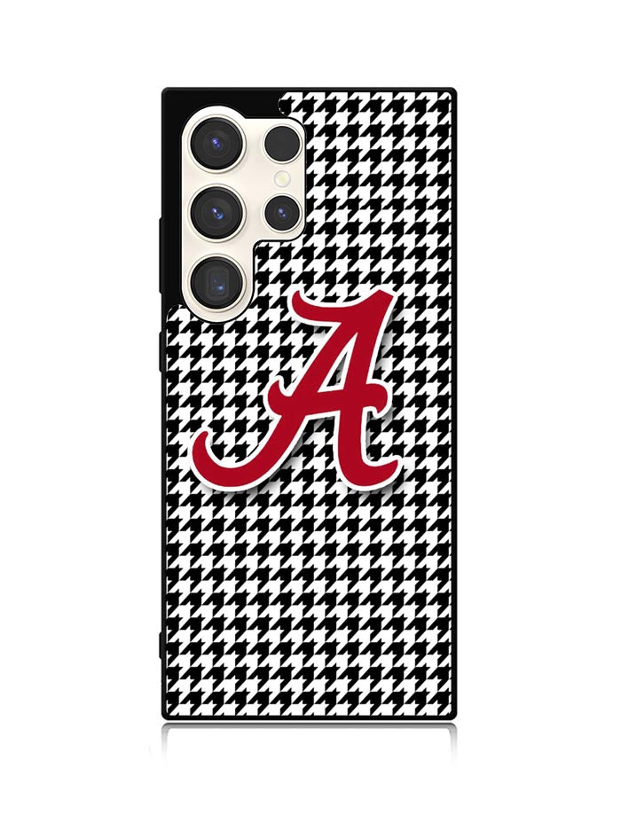 Alabama Houndstooth Crimson Tide Samsung Galaxy S25 Ultra 5G Case