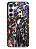 Nightmare Before Christmas Art Glass Samsung Galaxy A35 5G Case