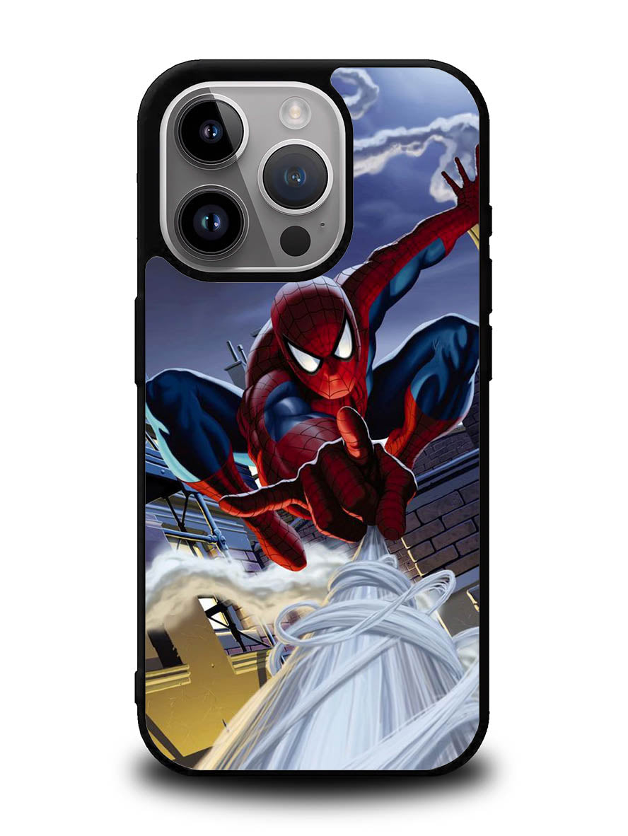 Spiderman Marvel Swing iPhone 14 Pro Max Case QC1355
