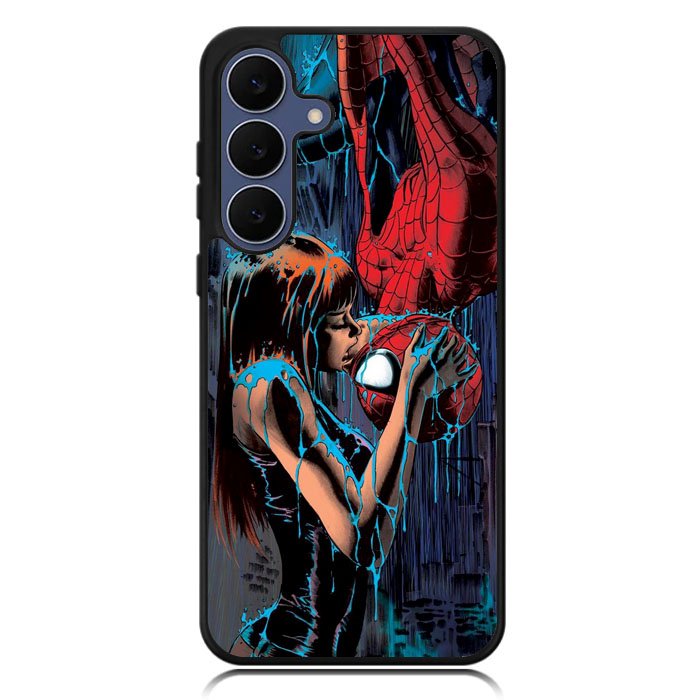 Spiderman Mary Jane Kissing Samsung Galaxy S25 FE Case OV1356