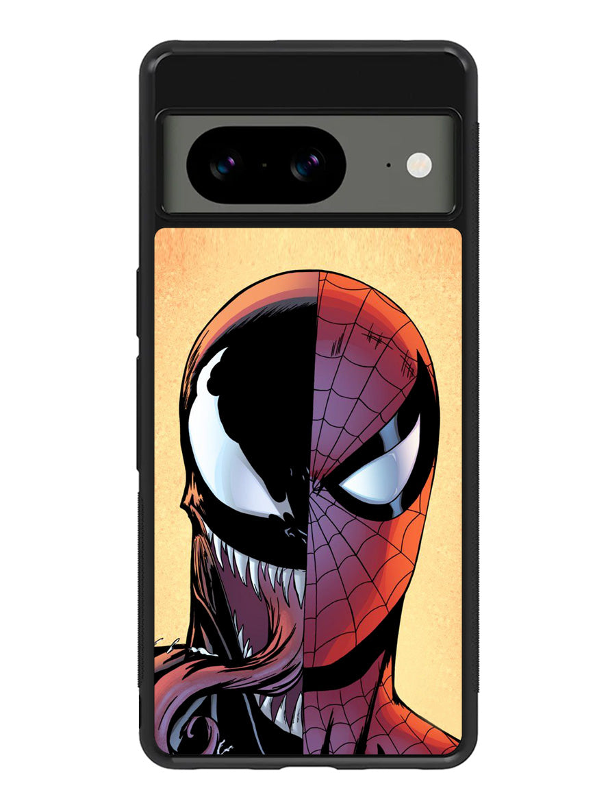Venom Vs Spiderman Face Google Pixel 8A Case QC1358