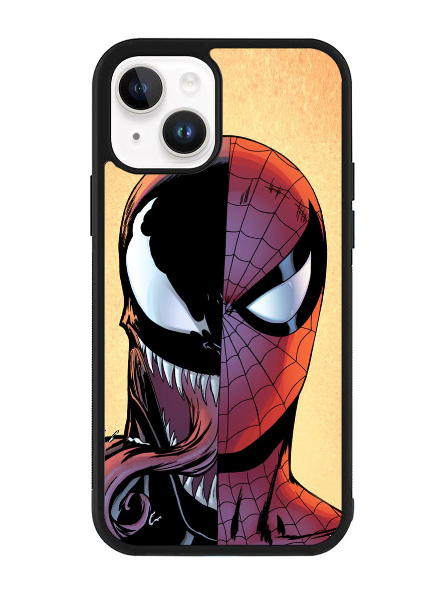 Venom Vs Spiderman Face iPhone 15 Plus Case OV1358