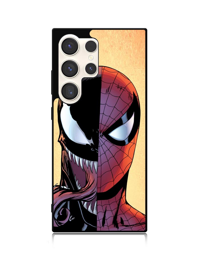 Venom Vs Spiderman Face Samsung Galaxy S23 Ultra 5G Case QC1358