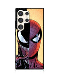 Venom Vs Spiderman Face Samsung Galaxy S24 Ultra 5G Case OV1358
