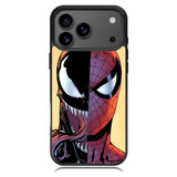 Venom Vs Spiderman Face iPhone 17 Pro Case OV1358
