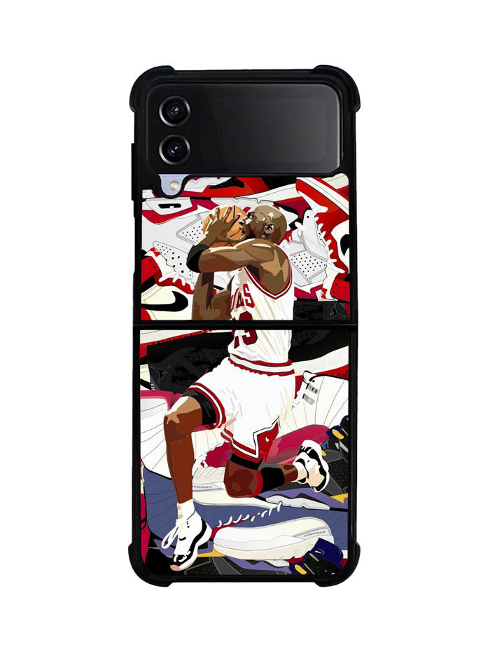 Michael Jordan 23 Samsung Galaxy Z Flip 4 5G 2022 Case