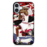 Michael Jordan 23 iPhone 16 Plus Case
