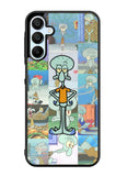 Squidward Spongebob Wallpaper Samsung Galaxy A15 5G Case OV1409