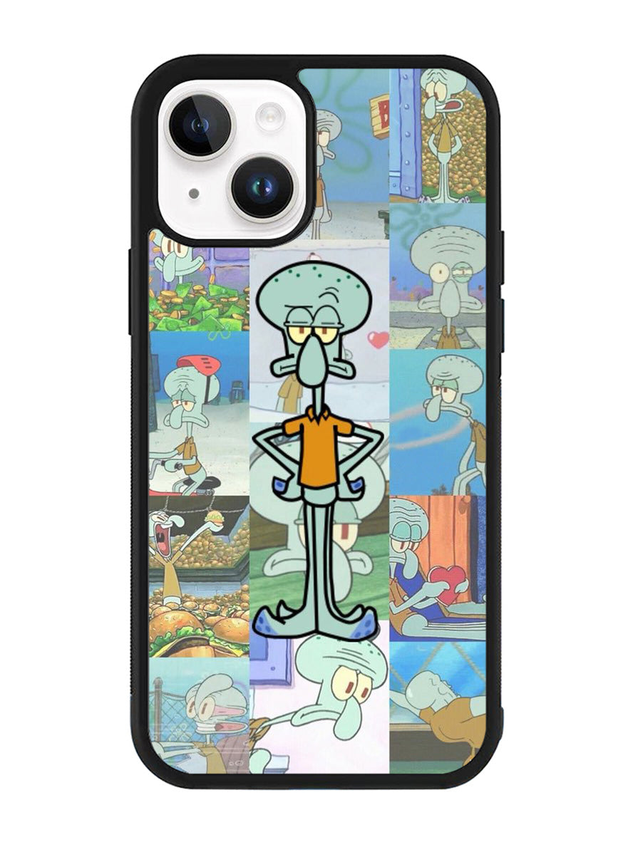 Squidward Spongebob Wallpaper iPhone 14 Case QC1409