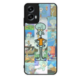 Squidward Spongebob Wallpaper Motorola Moto G Play 2024 Case OV1409